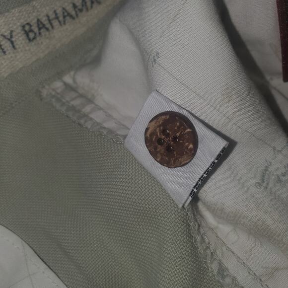 Vintage Tommy Bahama Men's Size (36x8) Shorts Tan Pleated 100% Silk Relax Line - Picture 5 of 9